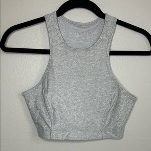 Outdoor Voices Light Gray Cropped Tank